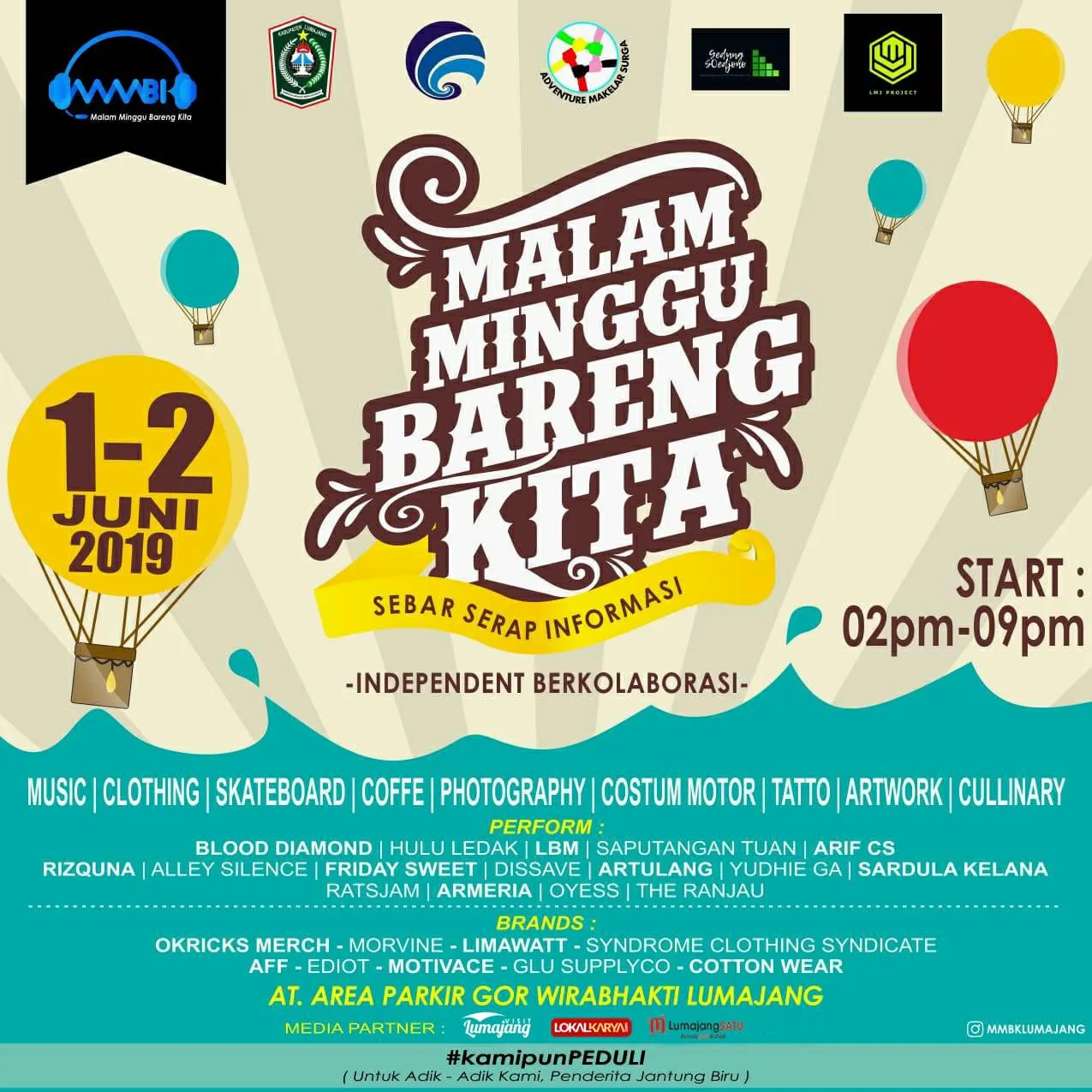 Yuk Hadiri Komunitas Independent Berkolaborasi Bersama MMBK di GOR Wira Bhakti