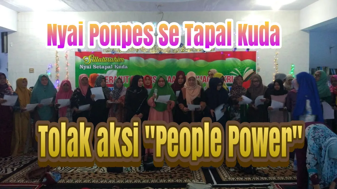 Video : Nyai Se Tapa Kuda Tolak People Power