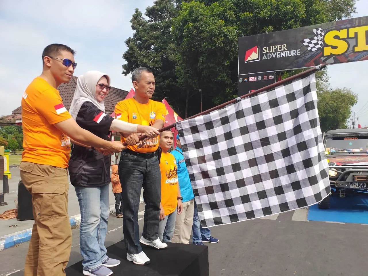 Keren..! Kapolres Tantang 150 Offroader Takluk Jalur Extrem di Obyek Wisata Lumajang