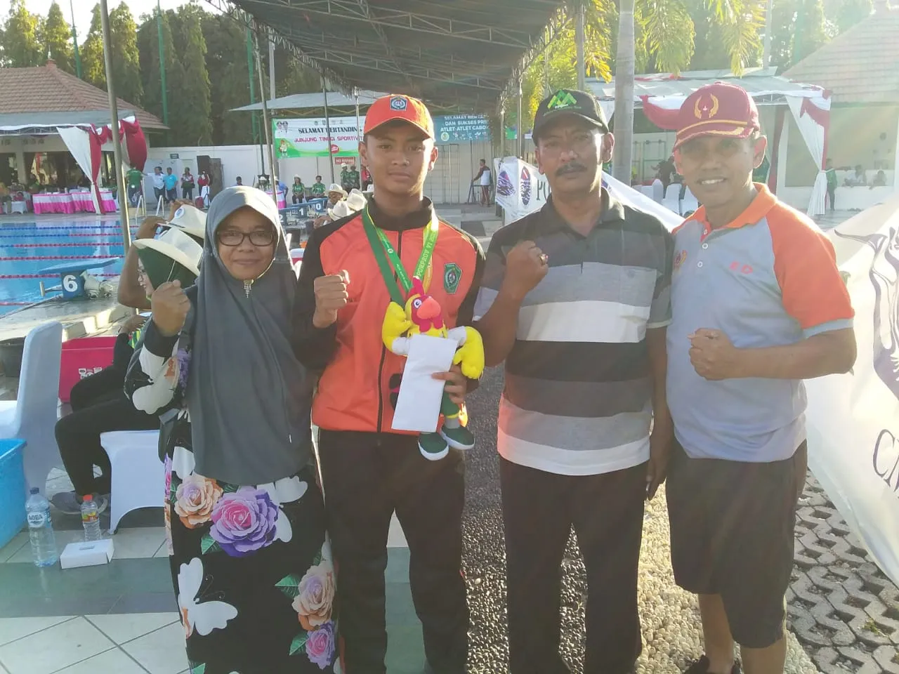 Rizqi Hidayatullah Atlet Selam Sumbang Emas Lumajang dan Ciptakan Rekornas