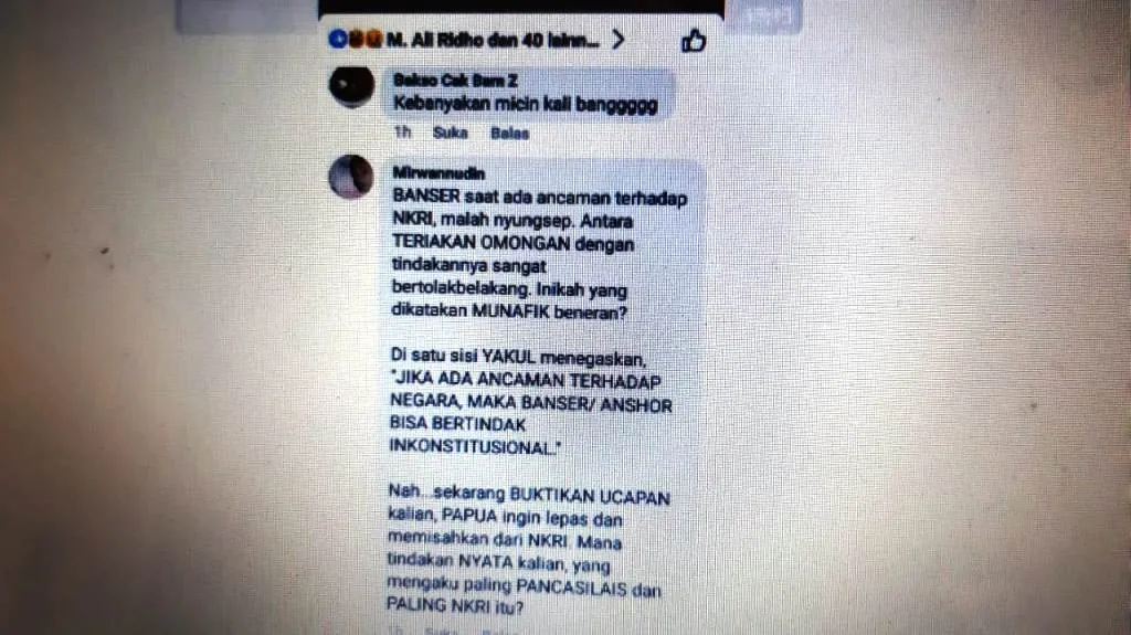 Oknum PNS Lumajang Terpantau Tim Cyber Banser Buat Komentar Provokatif