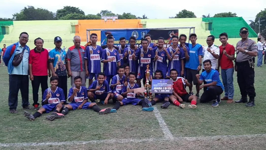Mustikatama FC Juara Soeratin U15 Lumajang Usai Hajar Turangga FC 4 - 1