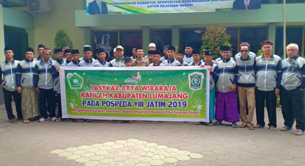 Kontingan Laskar Arya Wiraraja Lumajang Ikuti POSPEDA Jatim VIII di Pasuruan