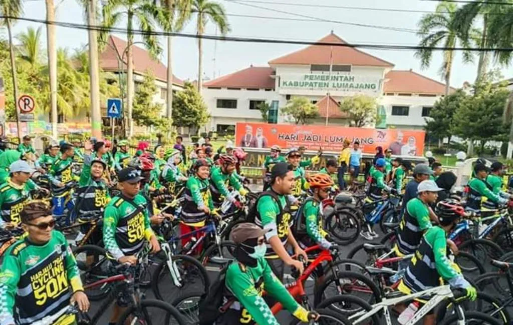 Gowes 50K Harjalu 764 Tahun Diikuti Ribuan Goweser Luar Daerah