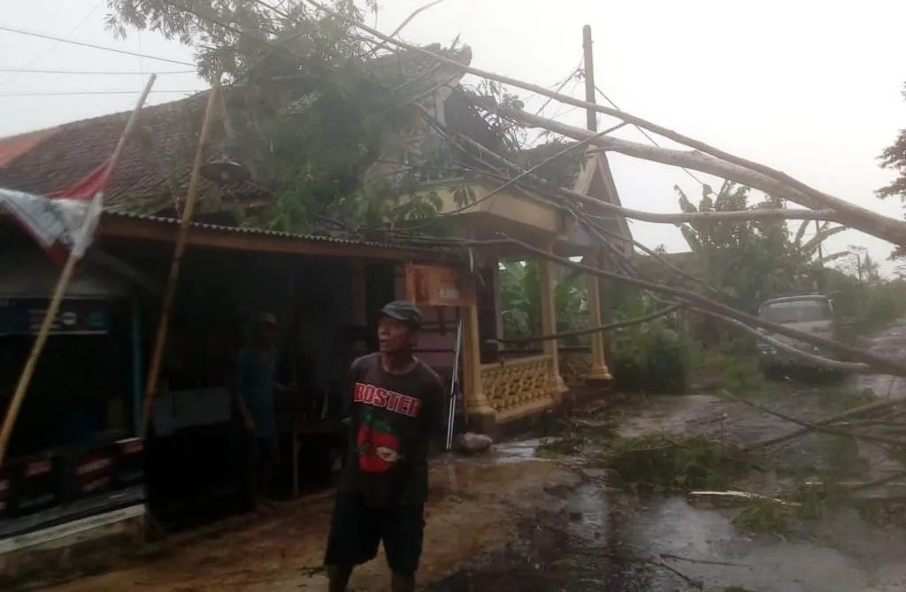 3 Desa di Rowokangkung Lumajang Diterjang Hujan dan Angin Kencang