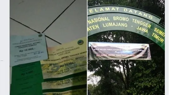 Tiket Masuk Hutan TNBTS di Lumajang Kembali Dikeluhkan Netizen