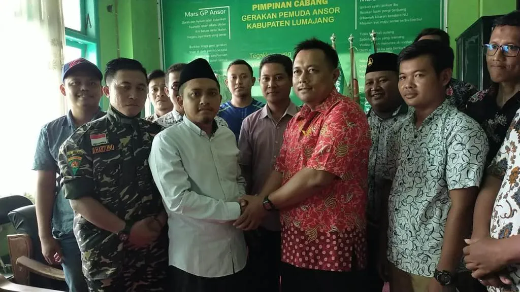 GP Ansor dan Pemuda Muhammadiyah Silaturrahim di Gedung NU Lumajang