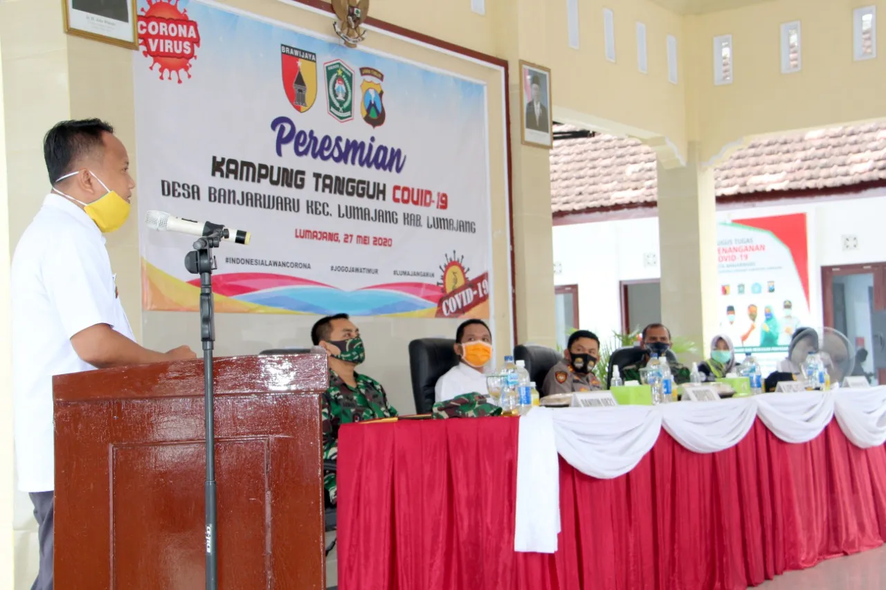 Banjarwaru Diresmikan Sebagai Kampung Tangguh Lumajang