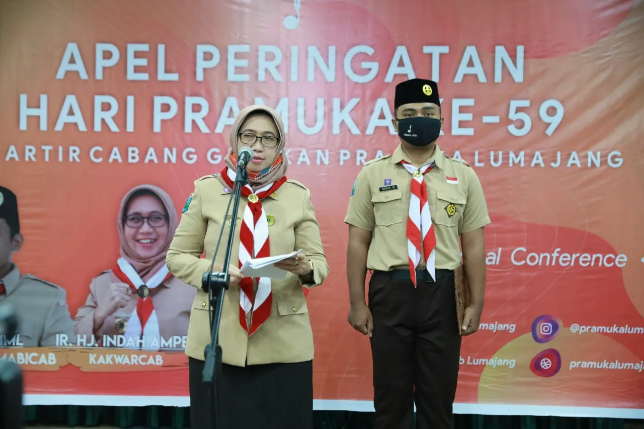 Wabup Lumajang Ajak Pramuka Berperan Aktif Tangani dan Cegah Corona