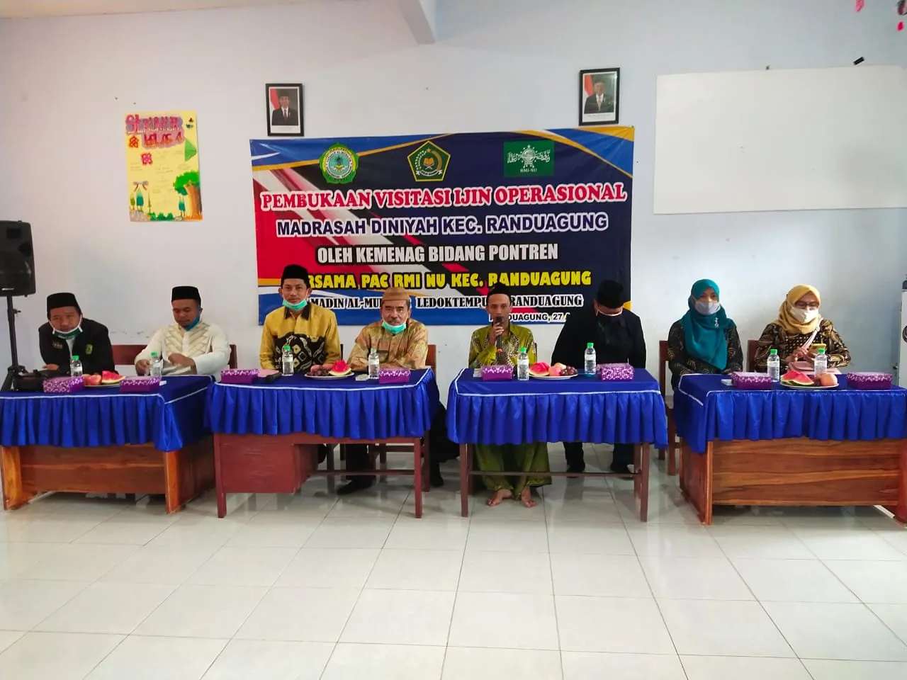 PAC RMI NU Randuagung Kawal Visitasi Kemenag Untuk Madin dan TPQ
