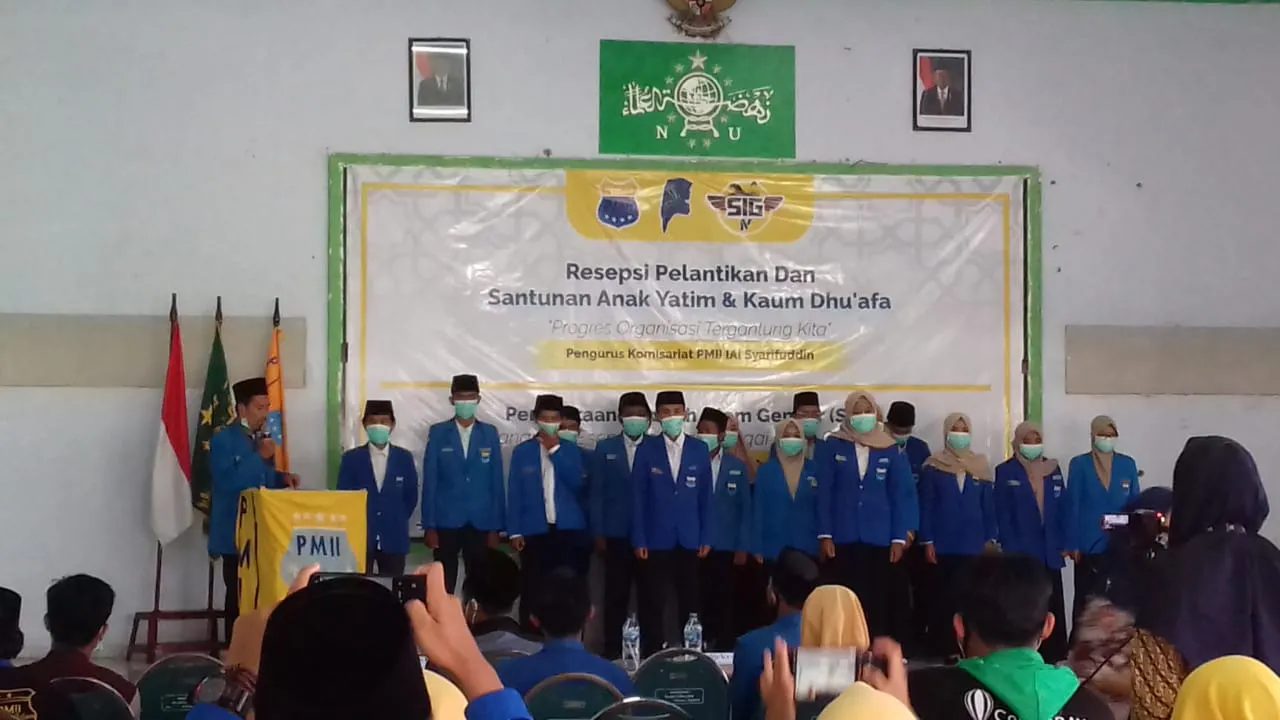 PMII Syarifuddin Lumajang Gelar Resepsi Pelantikan