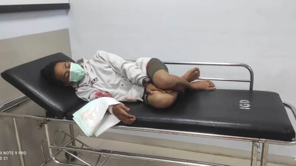Ini Kronologi Aksi Begal Sadis Bacok Korban di jalan Sukosari Lumajang