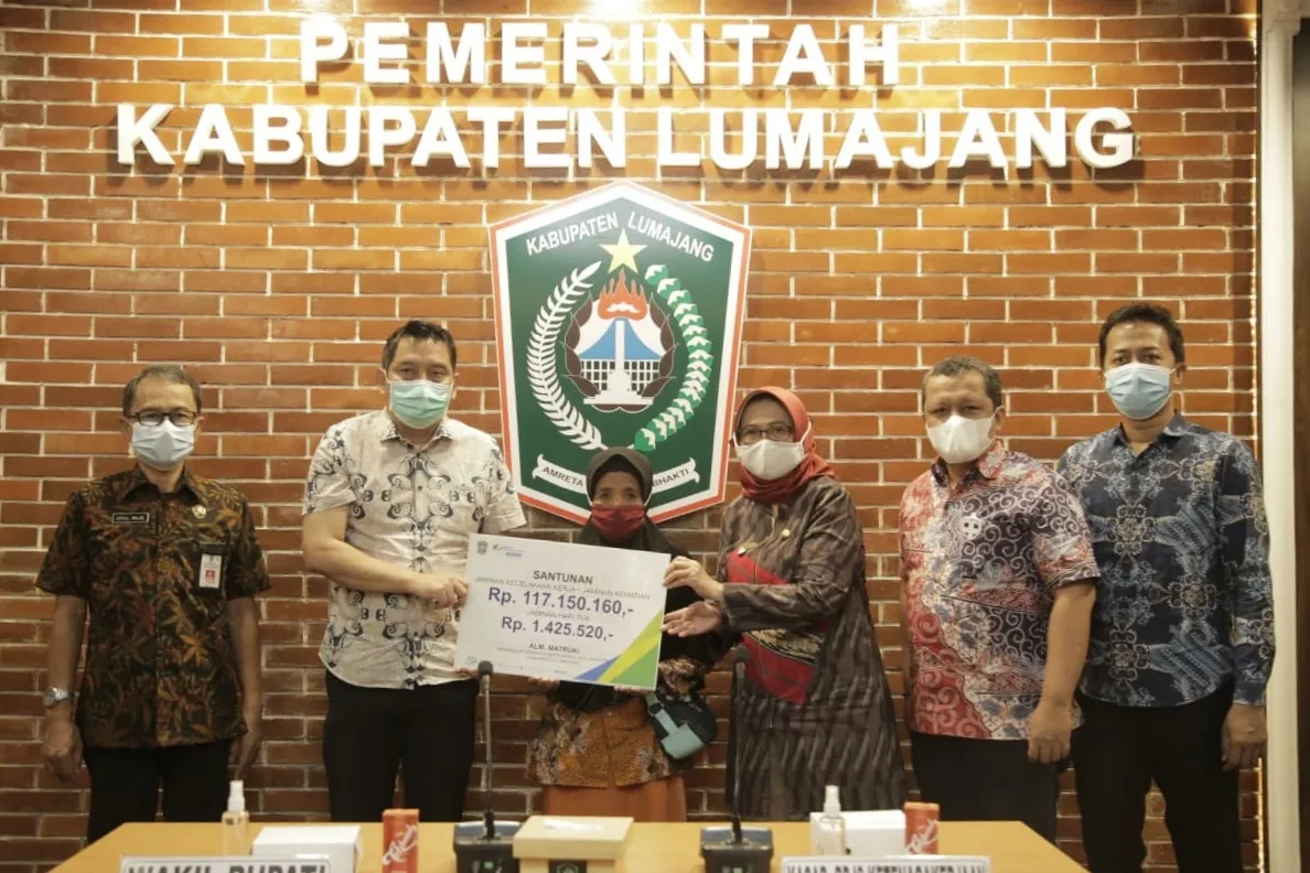 Wabup Lumajang Apresiasi BPJS Ketenagakerjaan Atas Komitmennya