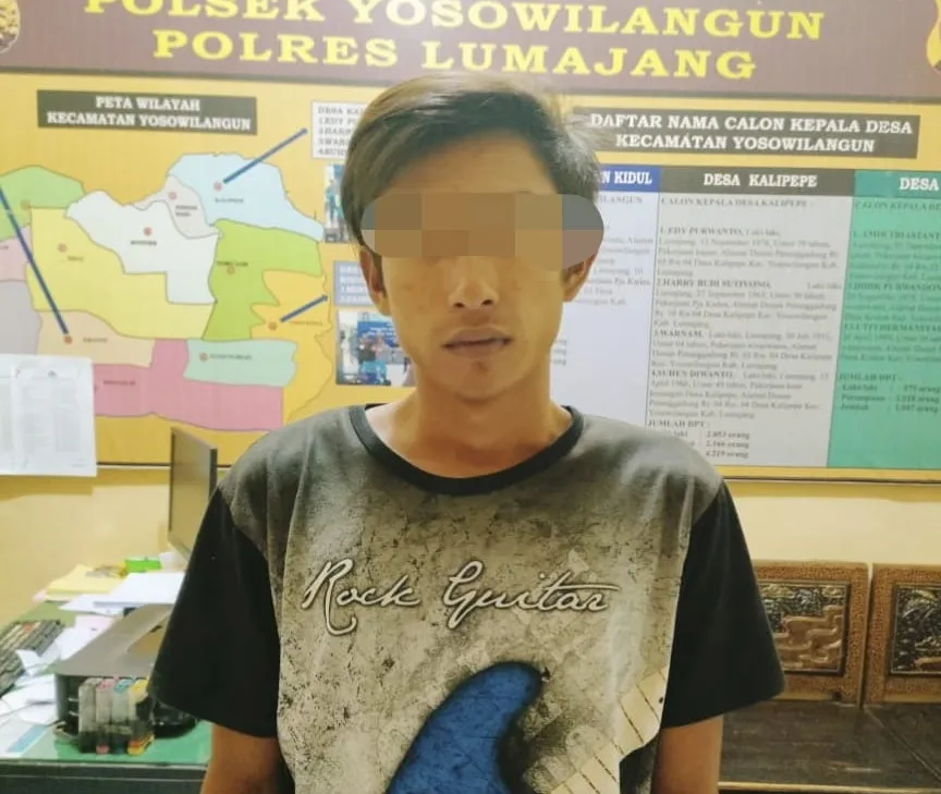 Ops Pekat Polsek Yosowilangun Lumajang Amankan Pemuda Bawa Kunci T
