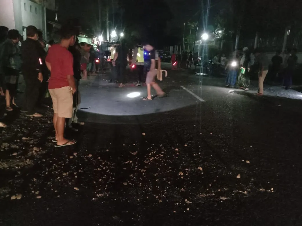 Bruak..! Satu Pemotor di Labruk Kidul Lumajang Tewas