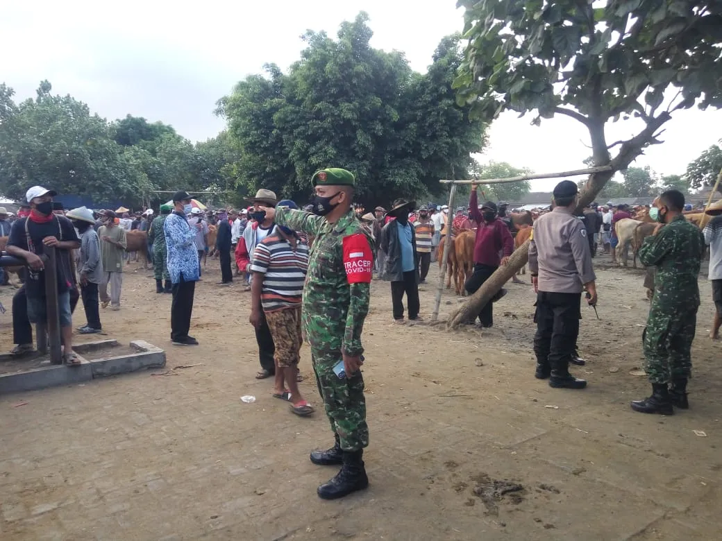 Petugas Sidak Pasar Hewan Lumajang Senin Kemarin