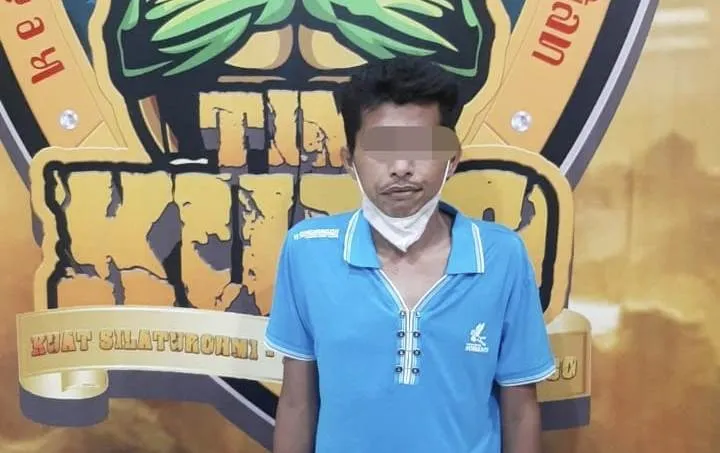 Jambret Ranulogong Tertangkap Usai Ditabrak Penjual Tahu