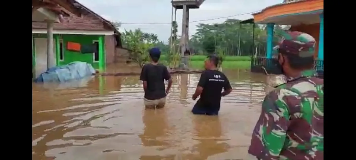 Pemukiman Warga di Situs Biting Kotaraja Lamajang Terendam Banjir