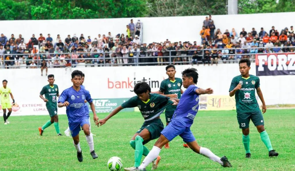 Tim Sepak Bola Lumajang Porprov Jatim Kandas di 8 Besar