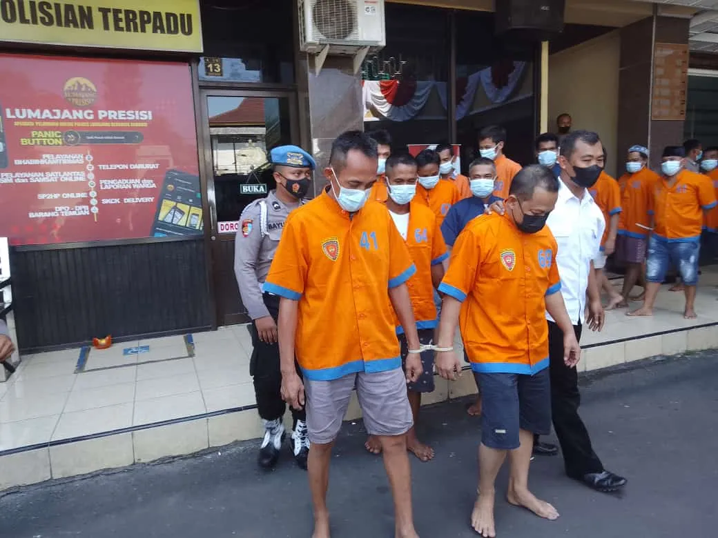 Polres Lumajang Tangkap Puluhan Pengedar Serta Pengguna Narkoba