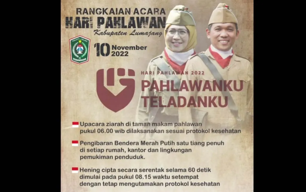 Yuk..! Kita Heningkan Cipta 60 Detik di Hari Pahlawan