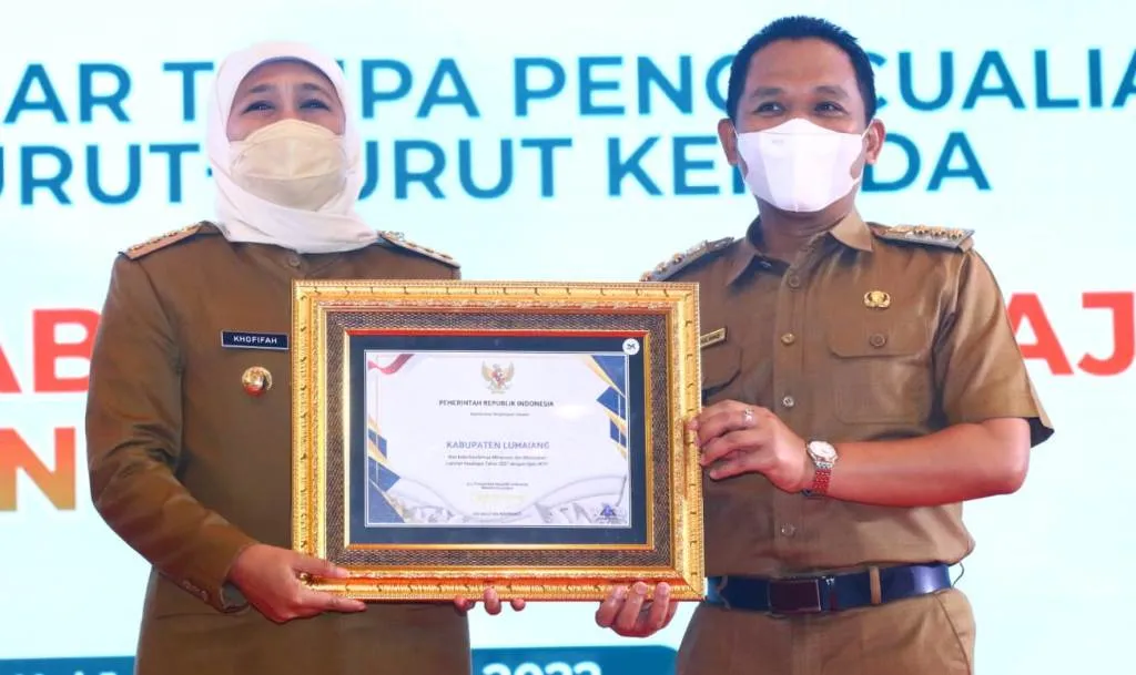Quattrick..! Lumajang 4 Kali Beruntun Raih WTP LKPD