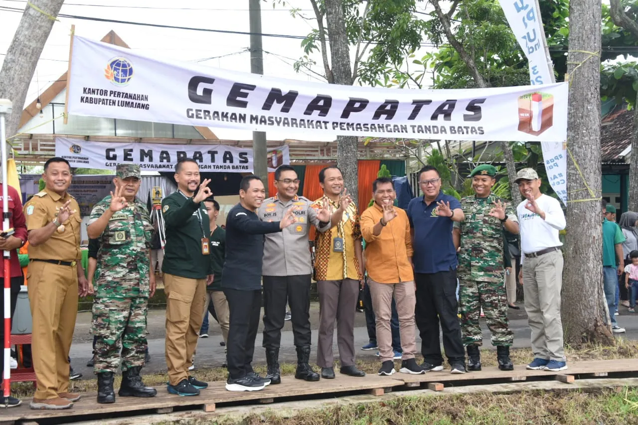 AKBP Boy Dukung Sukseskan Program Pemasangan Patok Batas Tanah