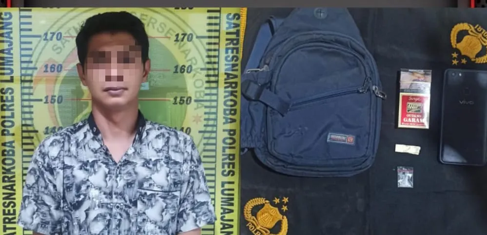 Simpan Sabu dalam Tas Slempang, Polisi Tangkap Pria Asal Lumajang
