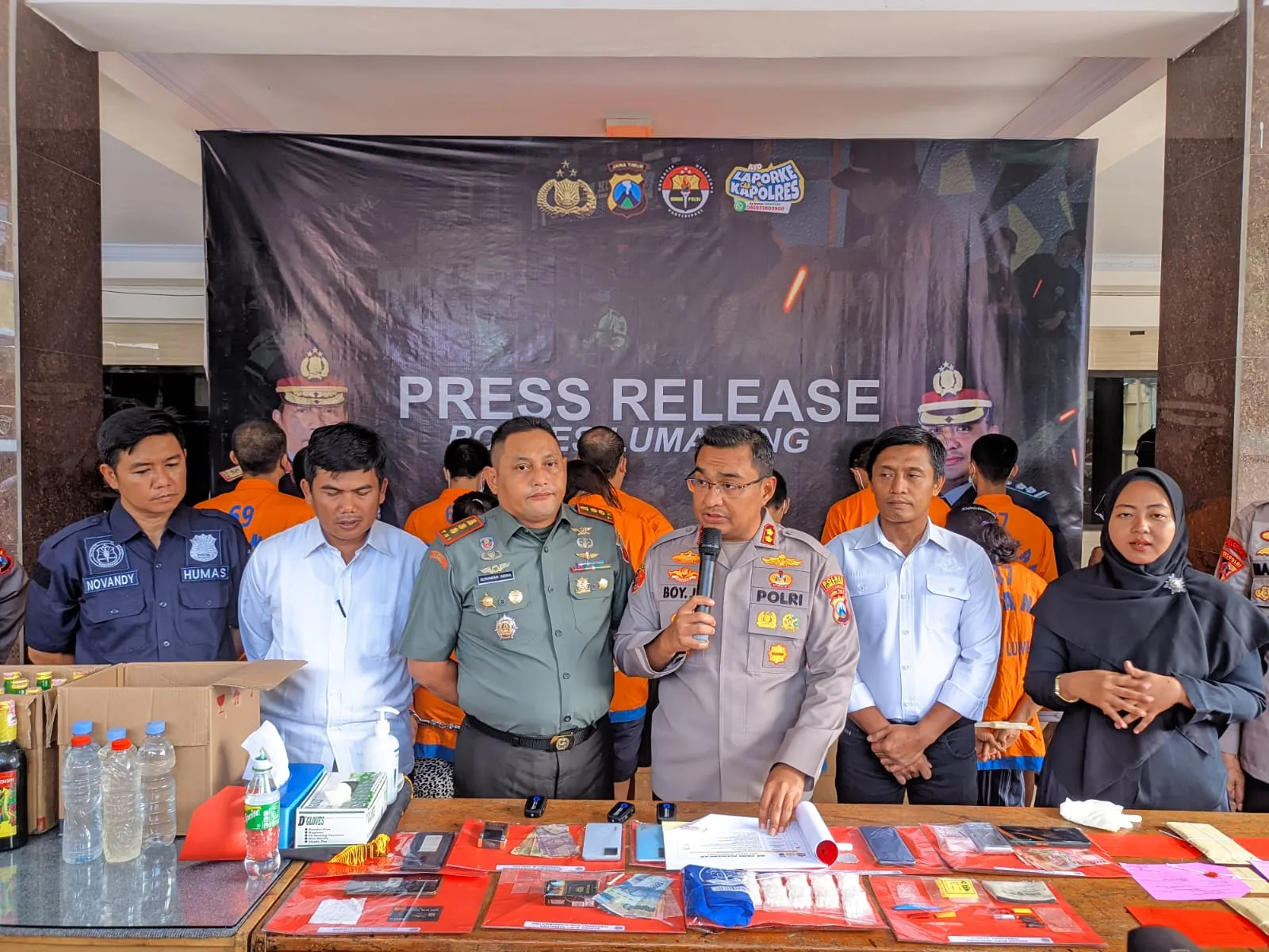 Operasi Pekat Semeru 2023 Polres Lumajang Tangkap 32 Tersangka