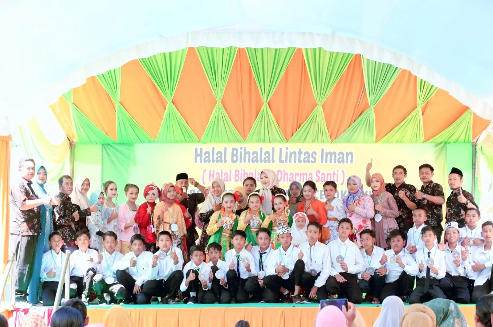 SDN Wonocepokoayu 01 Lumajang Gelar Halal Bi Halal Lintas Iman