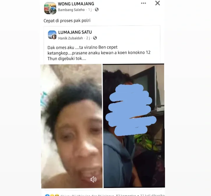 Viral Video KDRT di Lumajang, Suami Ancam Istri