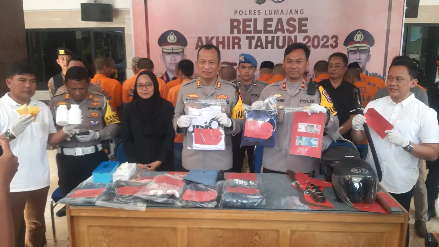 Polres Lumajang Rilis Tahun 2023 Hanya Ada 9 Kasus Pencurian Sapi