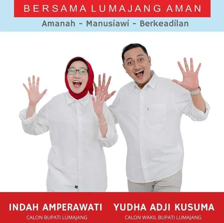 Pasangan Indah-Yudha Resmi Diusung Koalisi Gemuk di Pilkada Lumajang