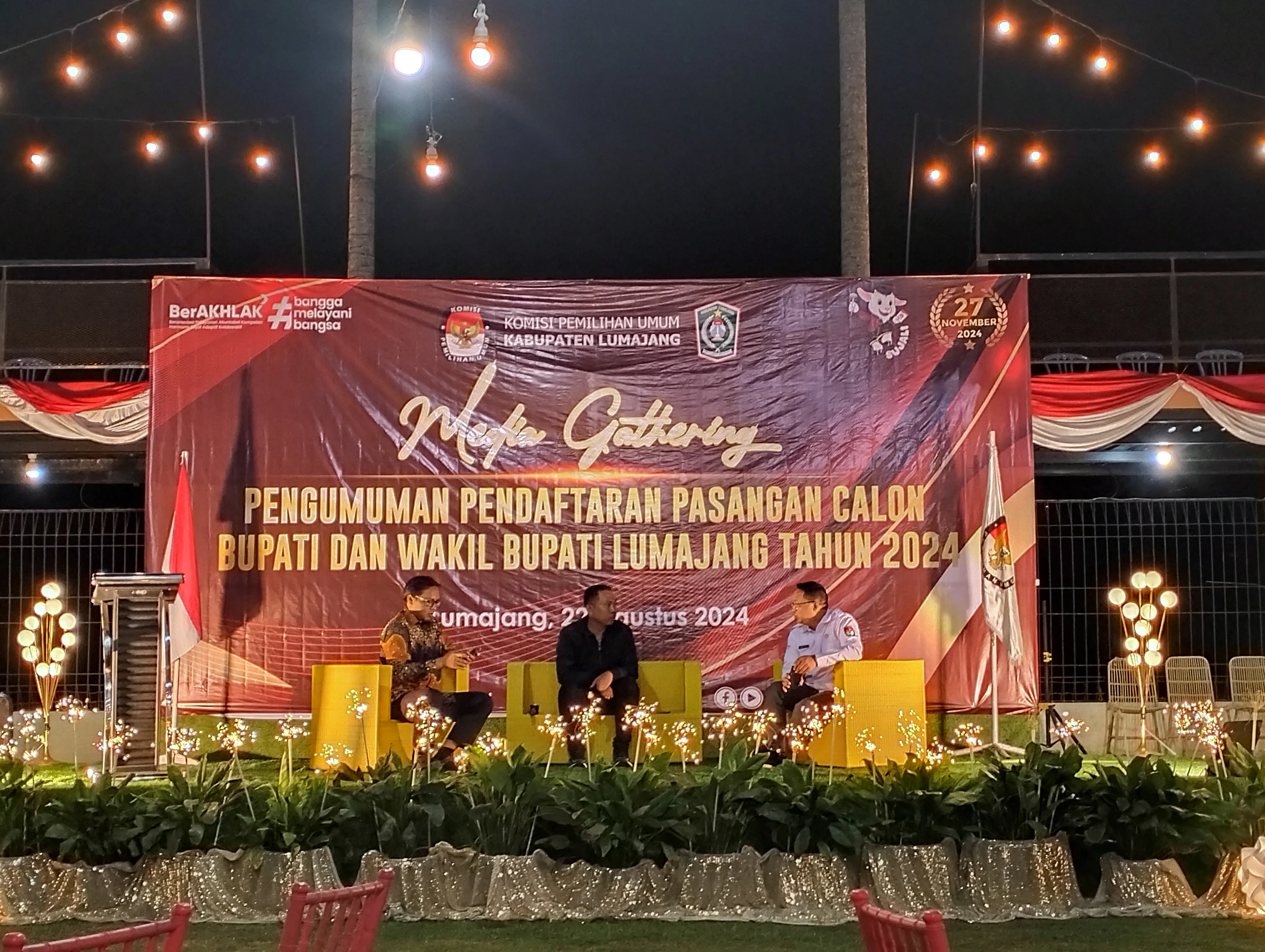 KPU Lumajang Umumkan Pendaftaran Cabup Cawabup Lumajang