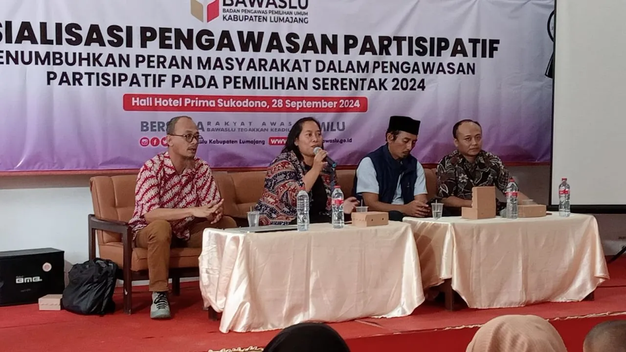 Bawaslu Kabupaten Lumajang Gelar Sosialisasi Pengawasan Pemilu Serentak 2024
