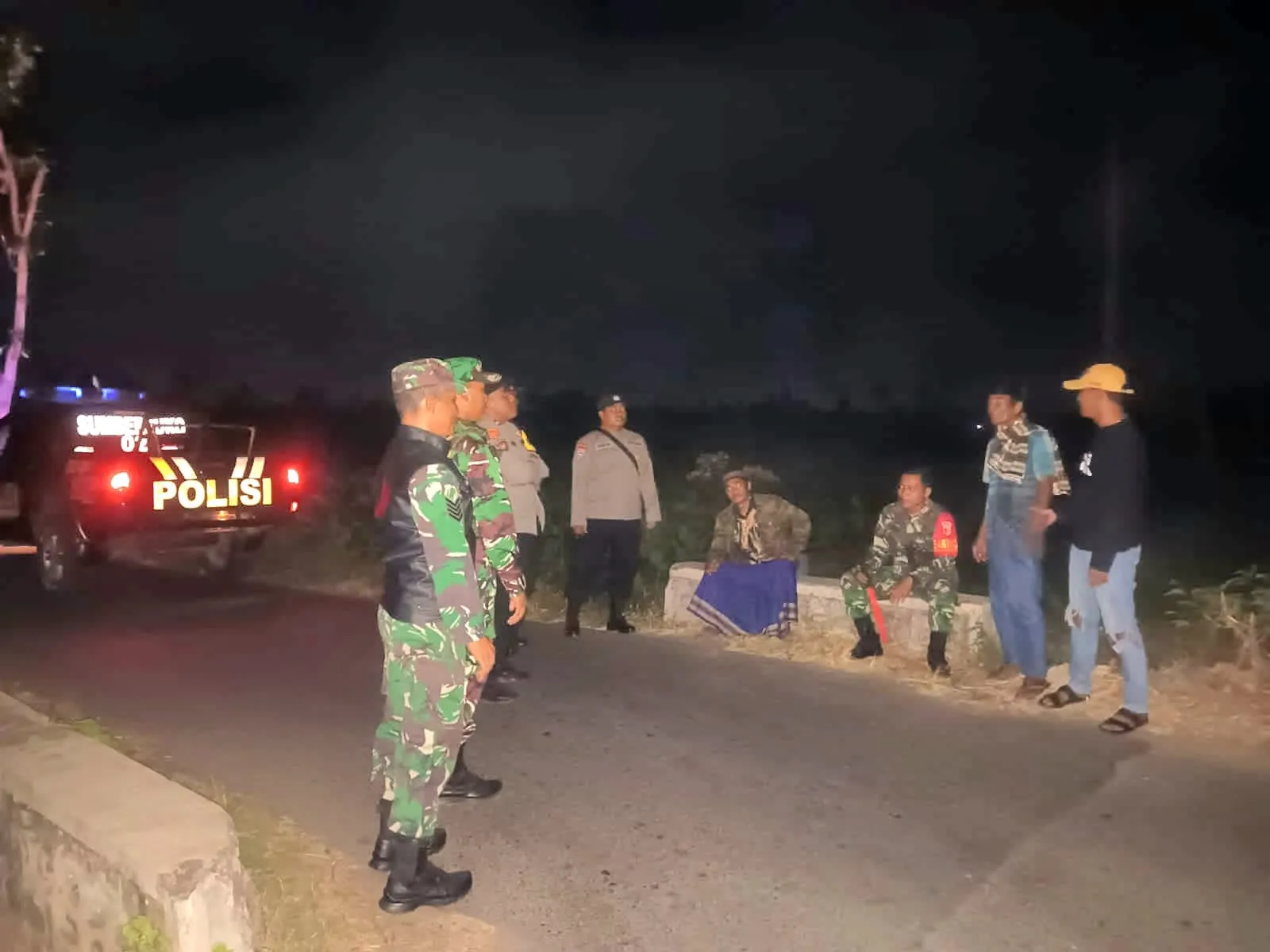 TNI-Polri Sumbersuko Patroli Gabungan, Jaga Kamtibmas