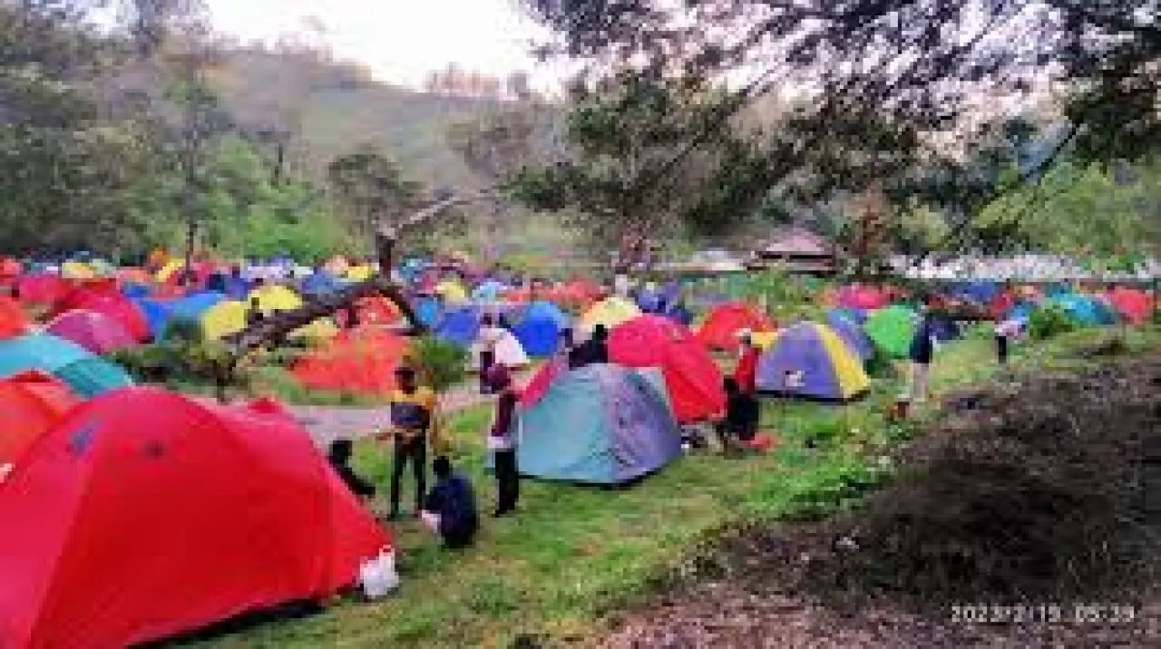 Wisata Camping Ground Ranu Regulo Lumajang Kembali Dibuka