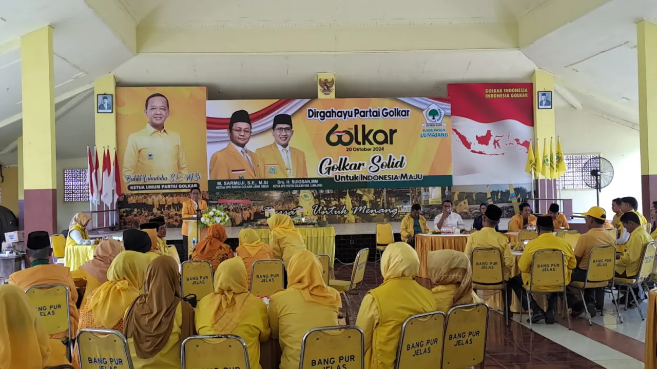 Peringatan HUT 60, Golkar Lumajang Akan Terus Berjuang Karya Kekaryaan