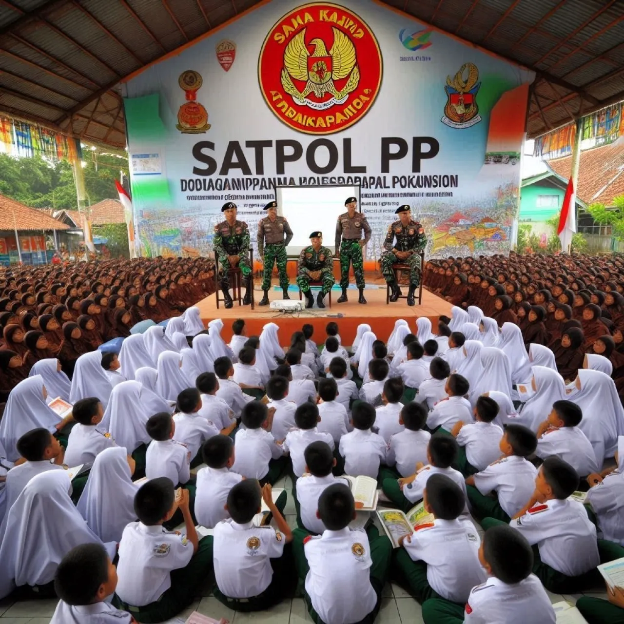 Program Satpol PP Main ke Sekolah Tekan Angka Kenakalan Pelajar di Lumajang