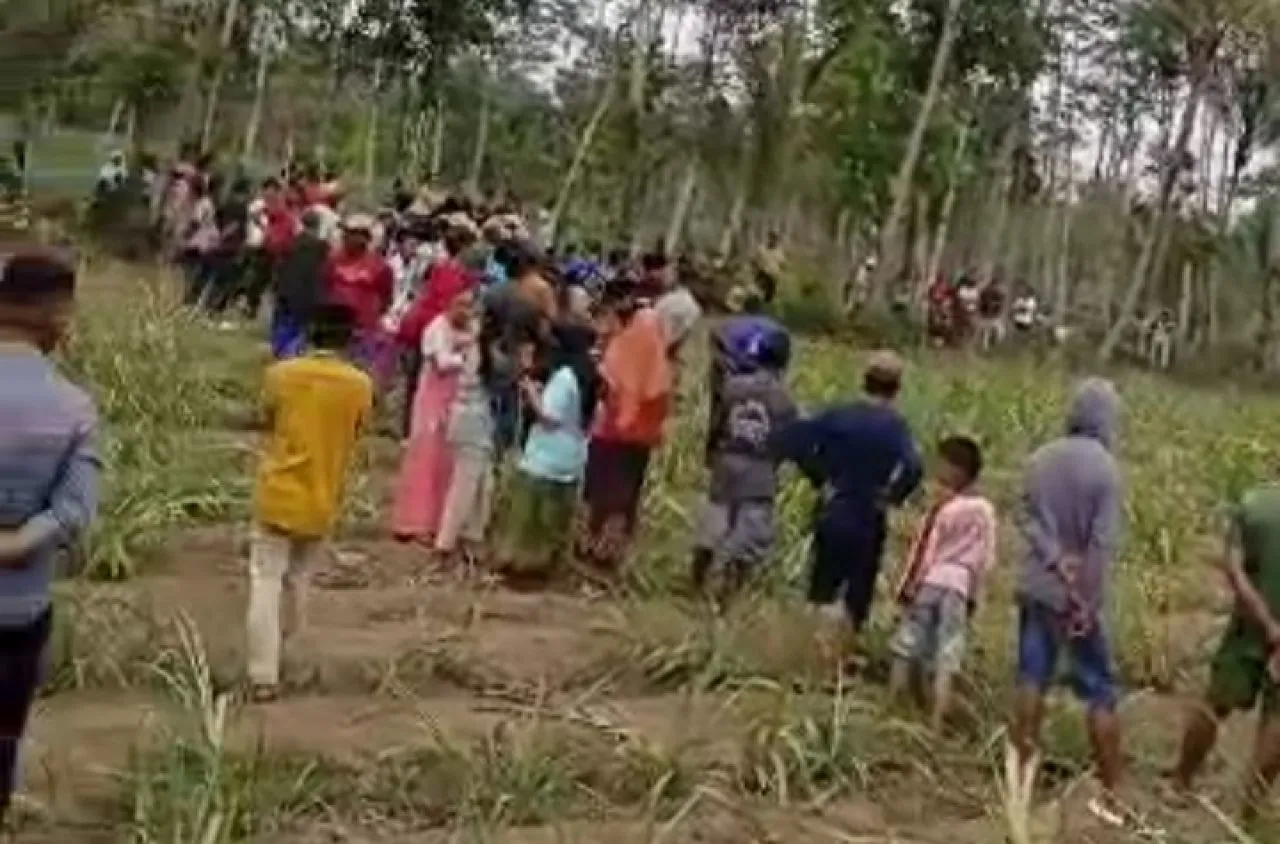 Korban Carok Jadi Tontonan Warga Ranuyoso Lumajang