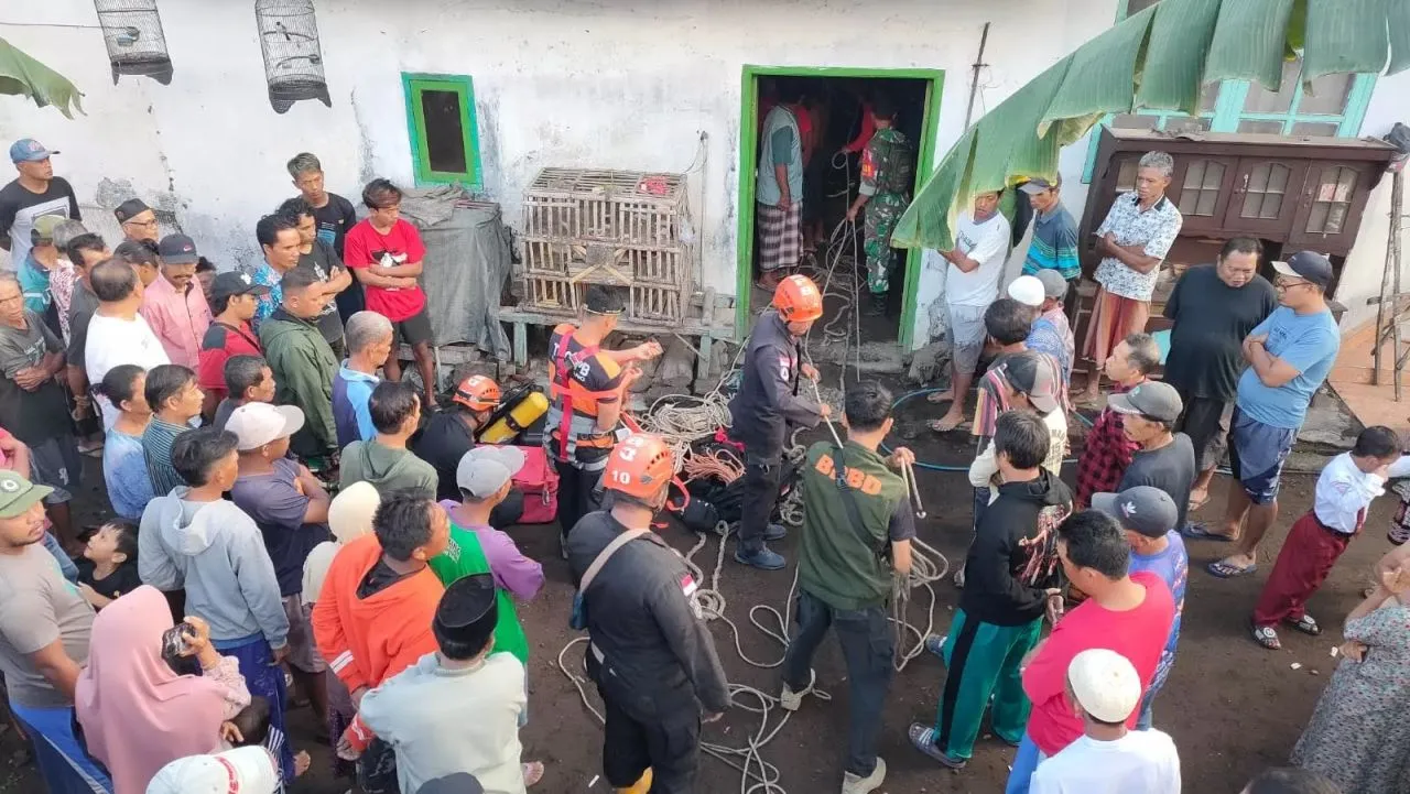 Ini Kronologi Dramatis Evakuasi Warga Tempeh Lumajang Tercebur Sumur