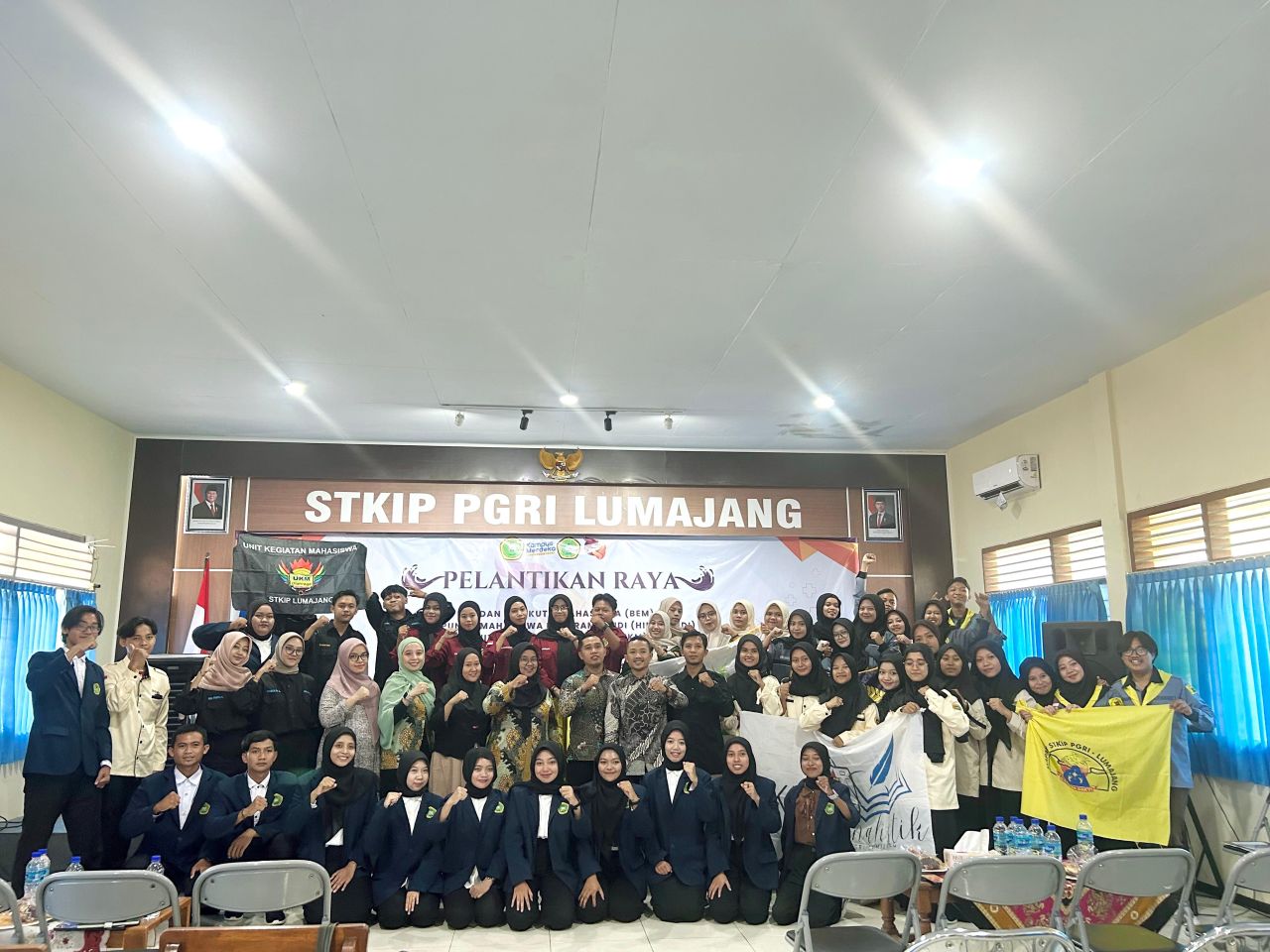 Menyala, STKIP PGRI Lumajang Melantik Ormawa Periode 2024-2025