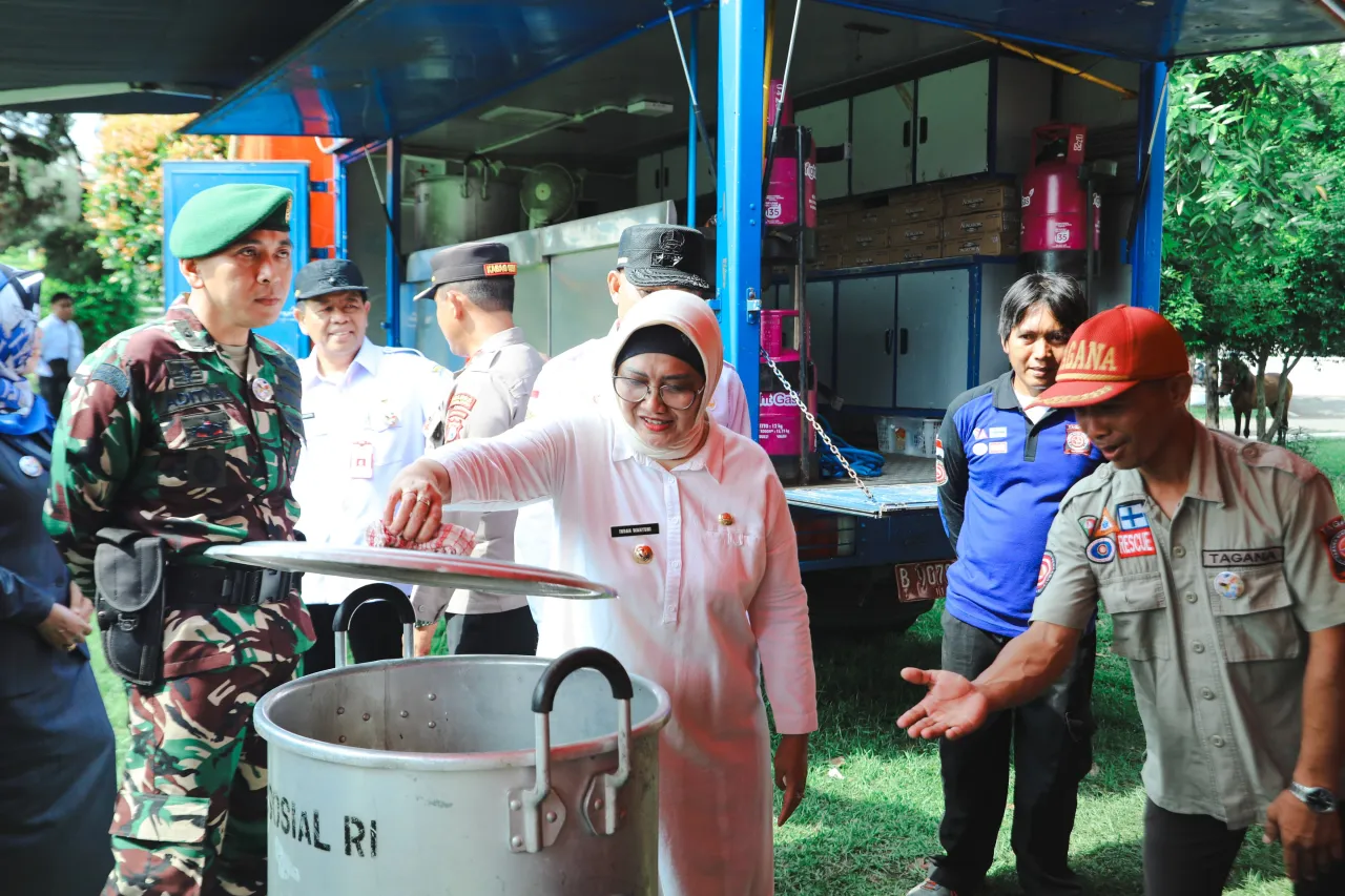 Lumajang Gelar Apel Pasukan dan Peralatan Siaga Bencana Hidromteorologi 2025