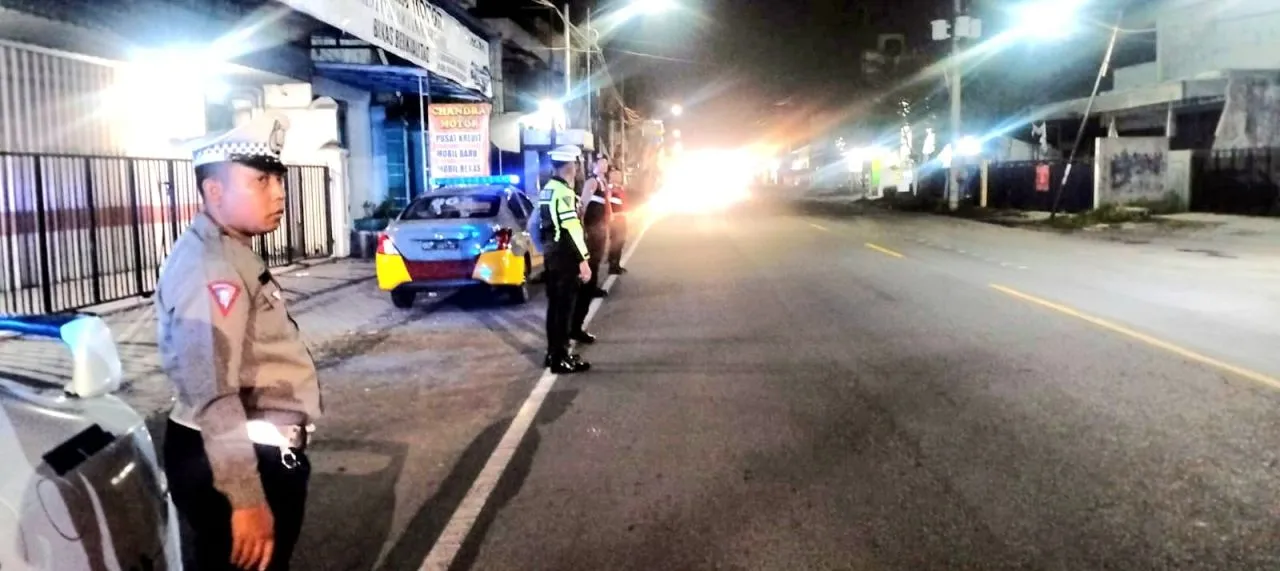 Malam Minggu Satlantas Lumajang Intensifkan Patroli Cegah Balap Liar