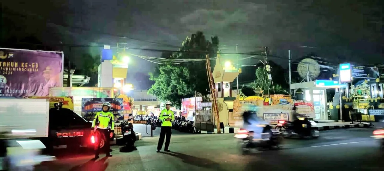 Satlantas Polres Lumajang Intensifkan Patroli Malam di Musim Penghujan