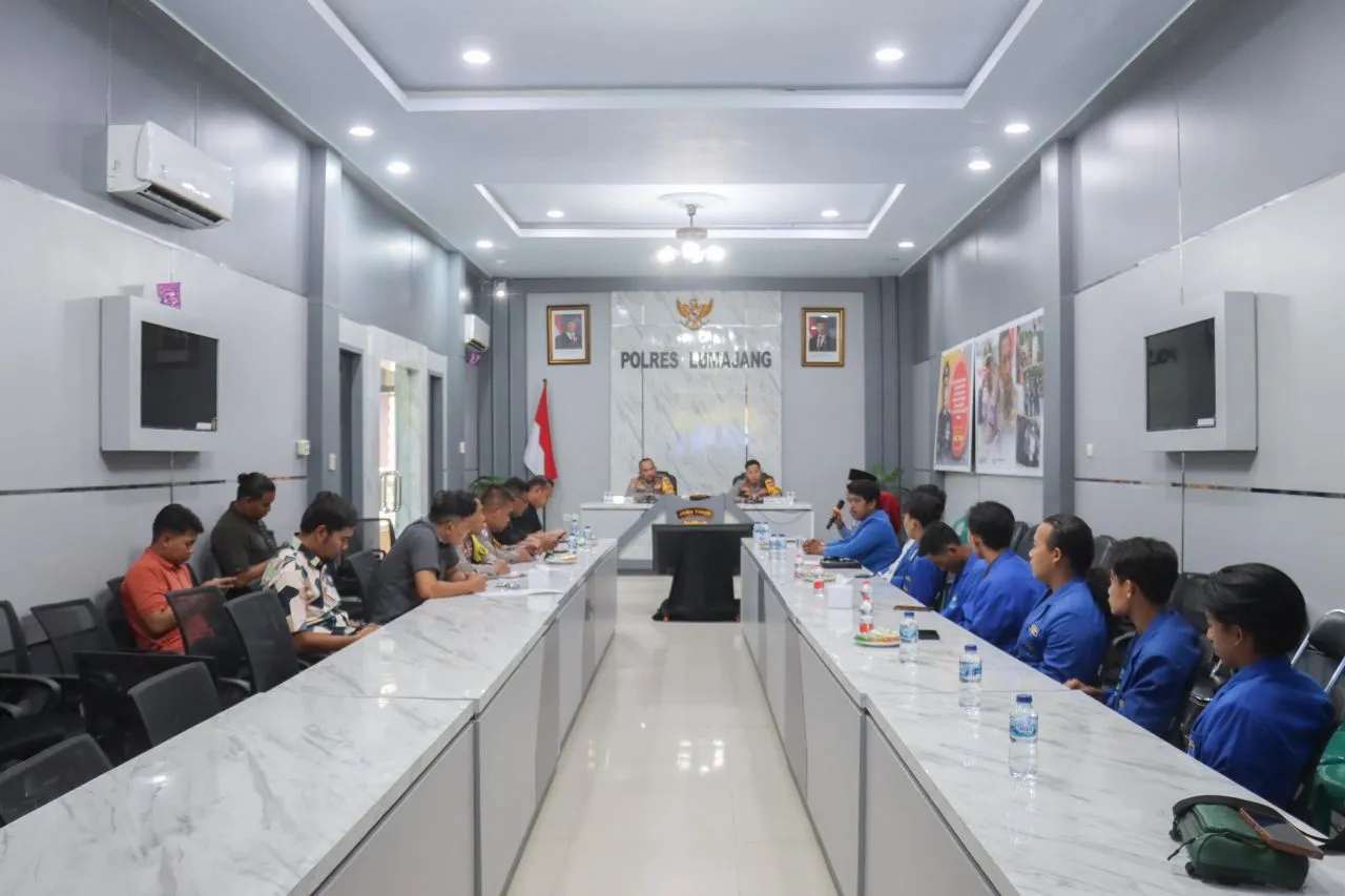 Kasus Curanmor Meningkat PMII Lumajang Audiensi dengan Kapolres