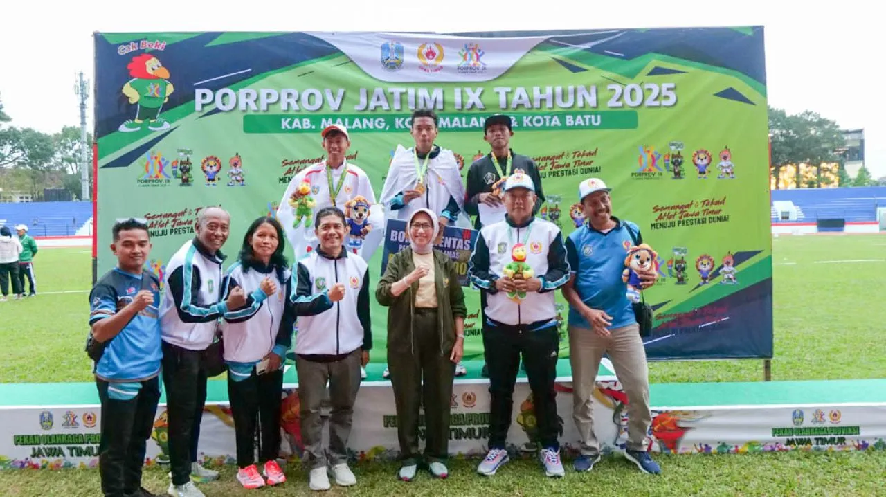 Kehadiran Bupati Lumajang Dongkrak Semangat Atlet di Porprov Jatim IX 2025