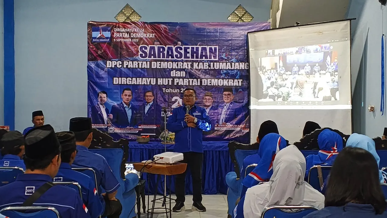 HUT 24, Demokrat Lumajang Ajak Semua Kader Jaga Indonesia dan Dukung Pembangunan Daerah