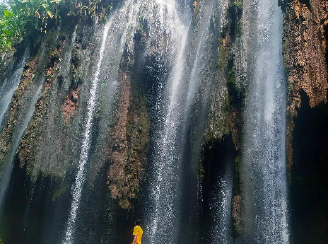 Air Terjun Purba Tirai Bidadari Probolinggo , Surga Tersembunyi di Pelosok Tiris