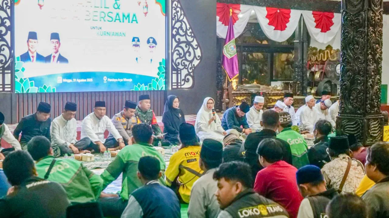 Pendopo Arya Wiraraja Jadi Saksi Doa Bersama untuk Affan Kurniawan